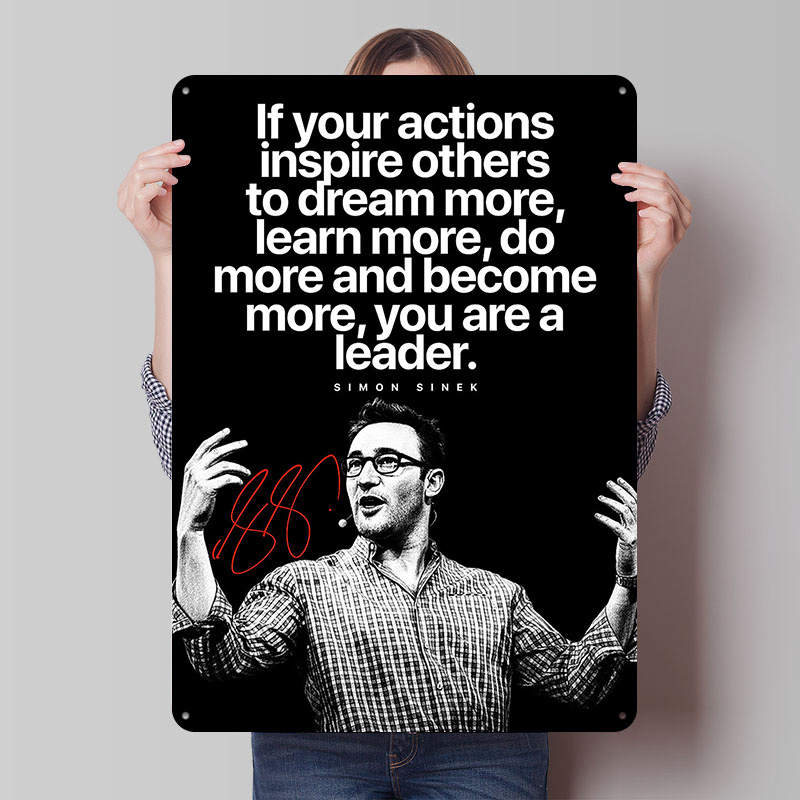 Retro Gaming Quotes - Simon Sinek Zitat – Inspirierendes, bedrucktes