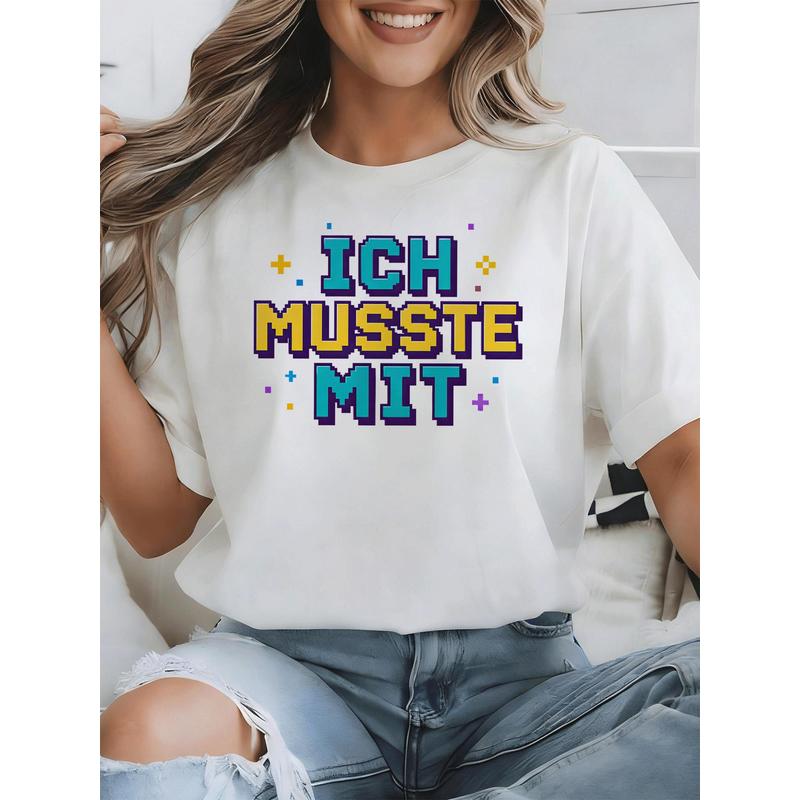 Retro Gaming Meme - Ich musste mit deutschem Meme T-Shirt