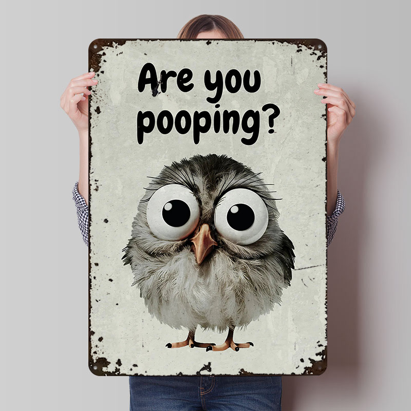 Retro Gaming Meme - Lustige Eule Badezimmer Meme Poster individuelle