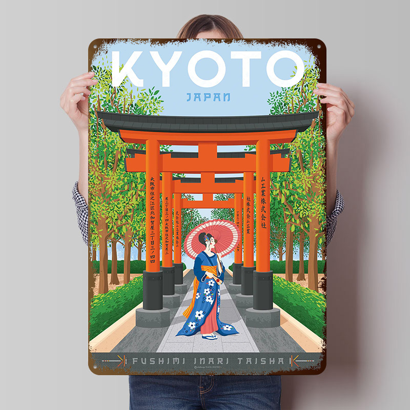 Kyoto Japan Reiseplakat Indivi – Retro Gaming Japan Bewertung und Preis