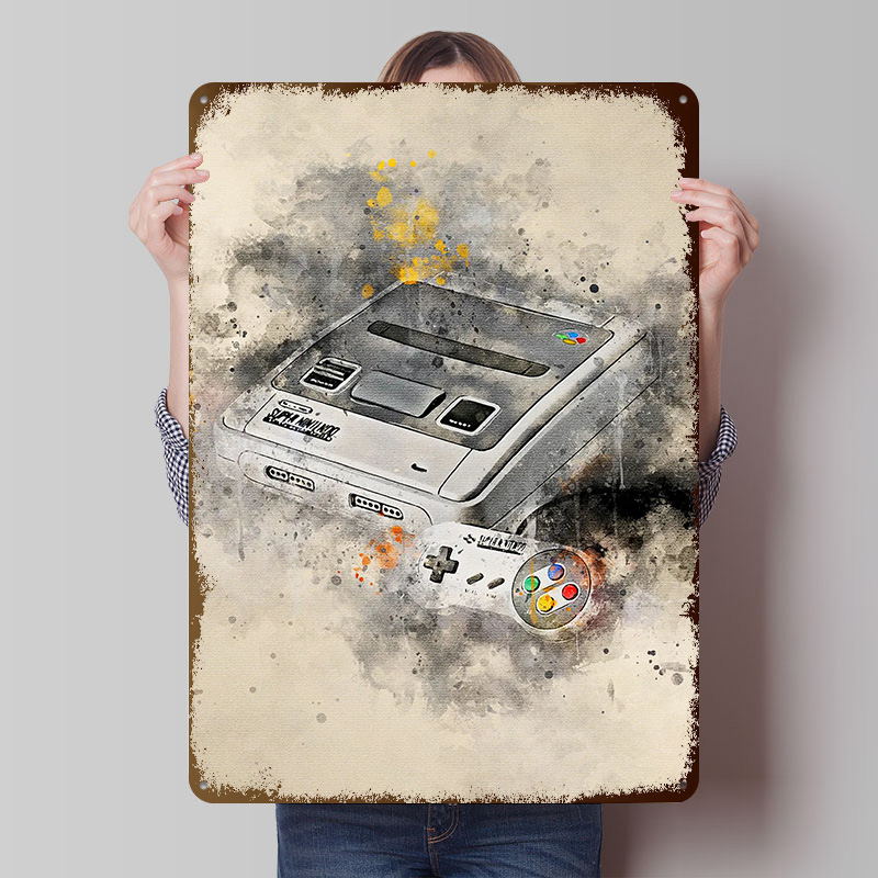 Gaming Metallposter Maßgeferti – Retro Gaming Bar Bewertung und Preis