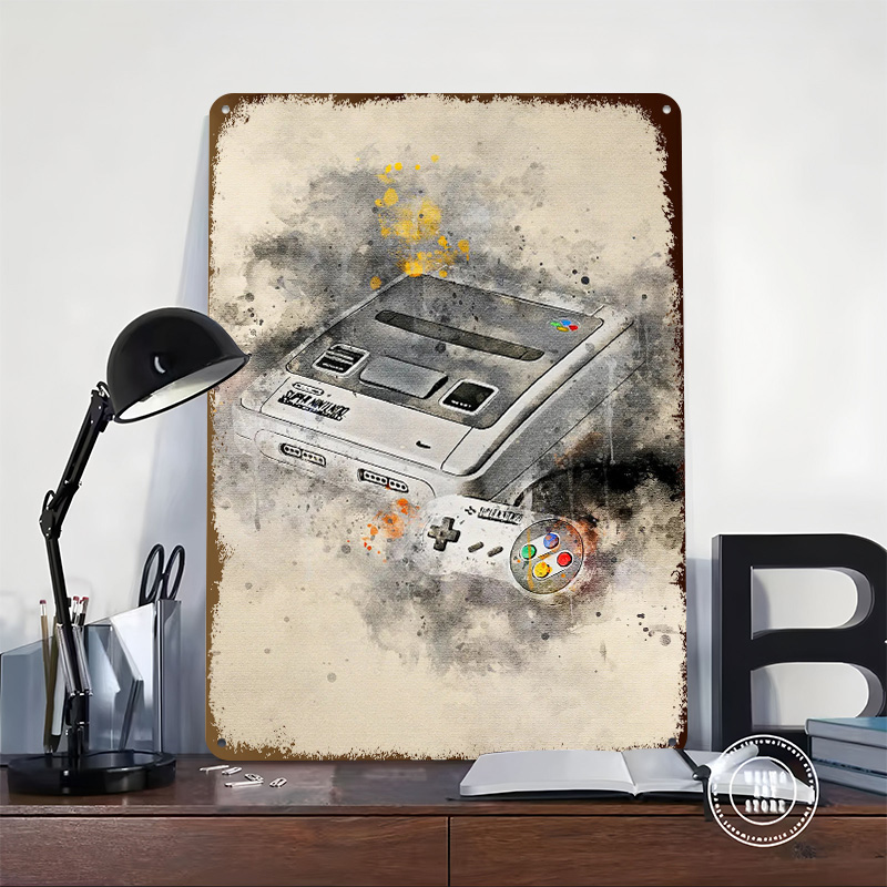 Gaming Metallposter Maßgeferti – Retro Gaming Bar Bewertung und Preis