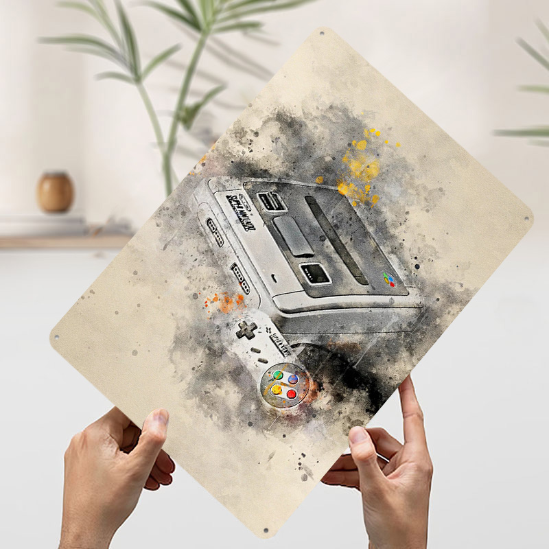 Gaming Metallposter Maßgeferti – Retro Gaming Bar Bewertung und Preis