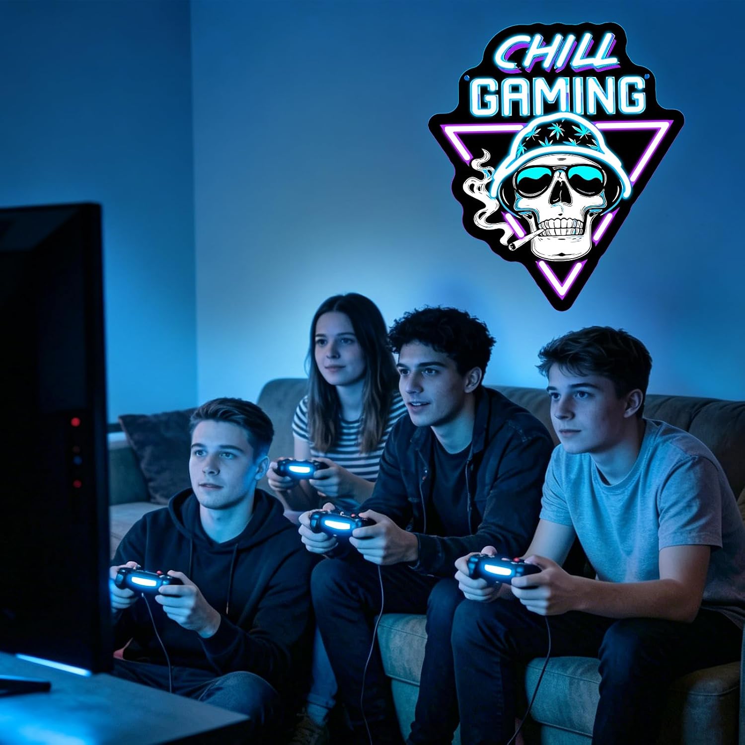    Chill Gaming Totenkopf LED – Retro Gaming Bar Bewertung und Preis