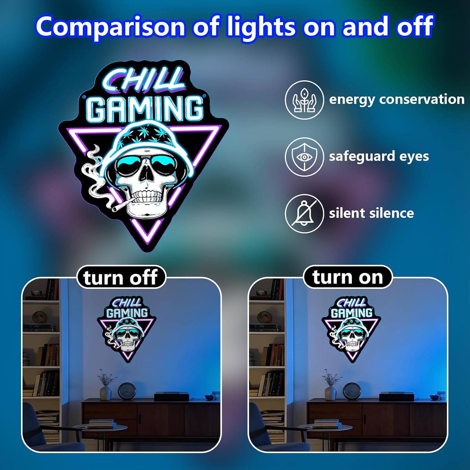    Chill Gaming Totenkopf LED – Retro Gaming Bar Bewertung und Preis
