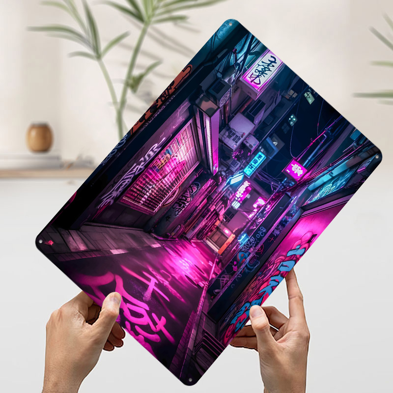 Neon Tokyo Nights Gedrucktes P – Retro Gaming Tokyo Bewertung und Preis