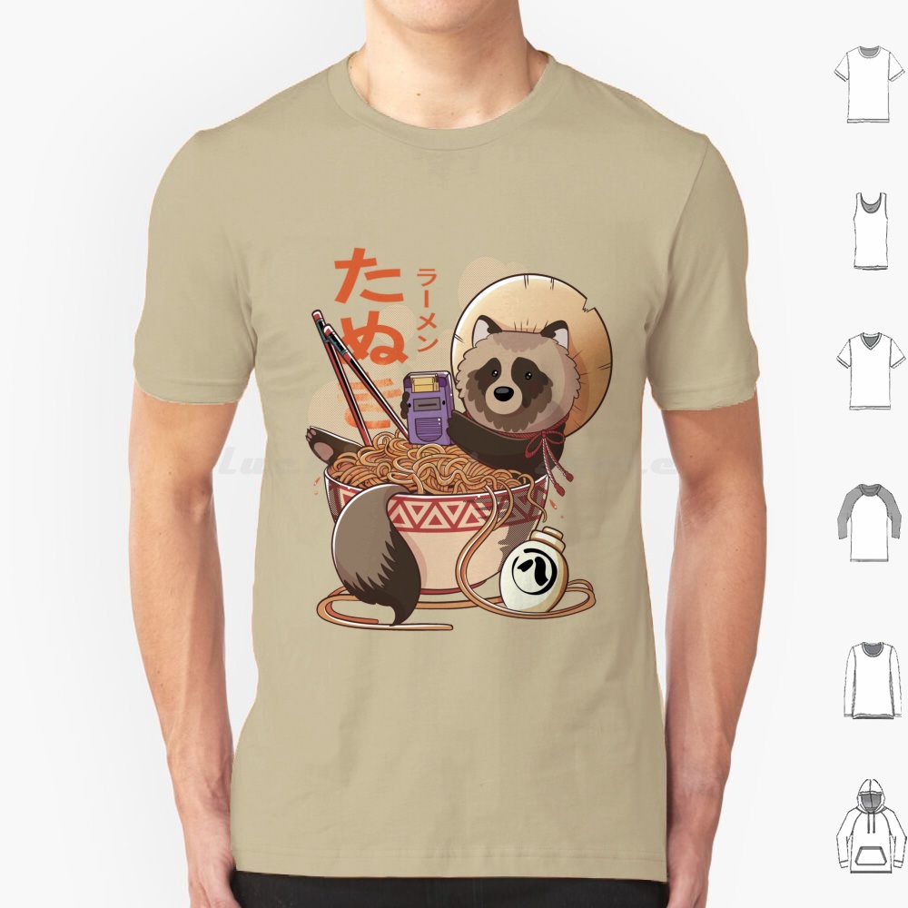 Tanuki Ramen T-Shirt Große Grö – Retro Gaming Japan Bewertung und Preis