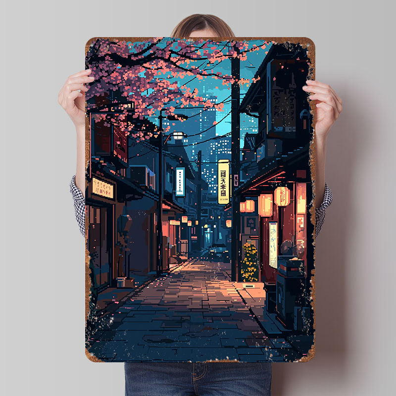 Tokyo Japan Pixel Art Blechsch – Retro Gaming Tokyo Bewertung und Preis