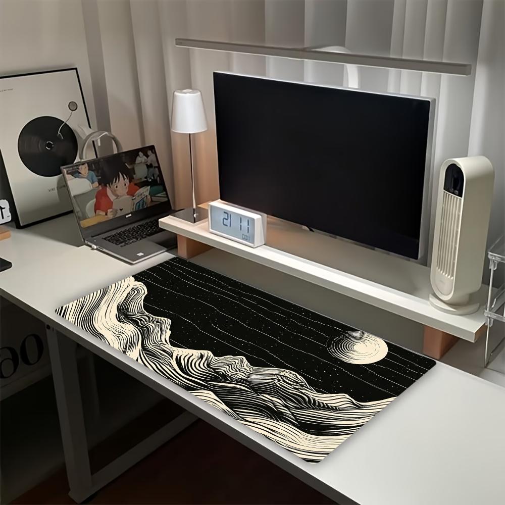Vintage Wave Mountain Moon Gro – Retro Gaming Desk Setup Bewertung und Preis