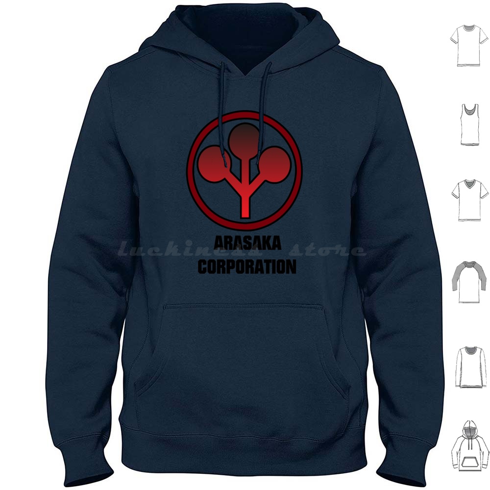 Arasaka Corporation Hoodie Bau – Retro Gaming Japan Bewertung und Preis