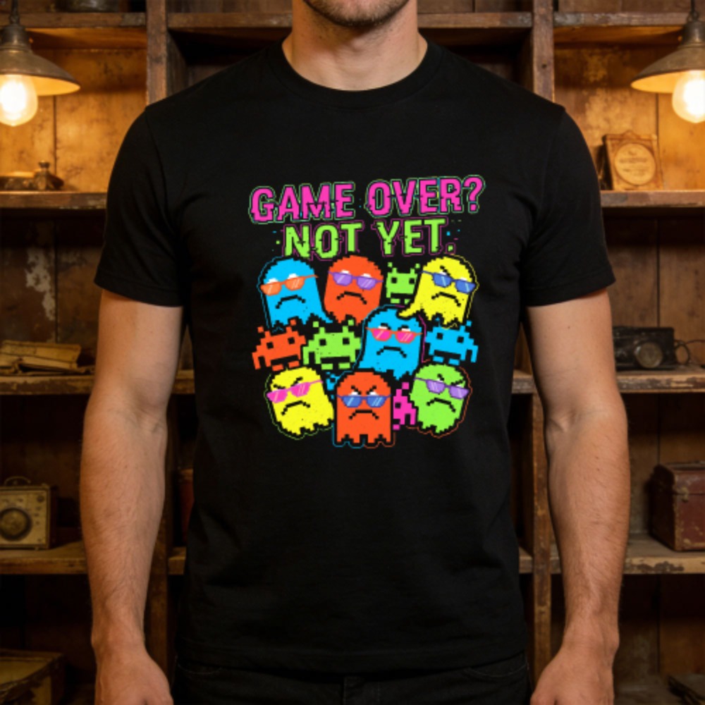 Game Over Not Yet Funny Retro  – Retro Gaming Meme Bewertung und Preis