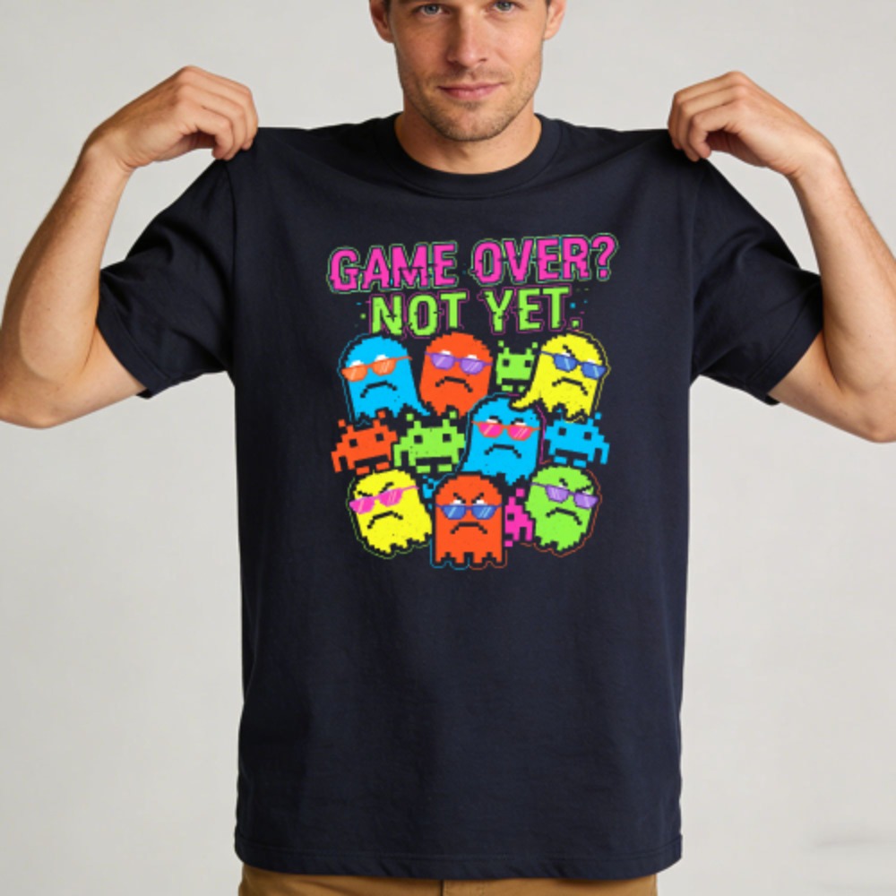 Game Over Not Yet Funny Retro  – Retro Gaming Meme Bewertung und Preis