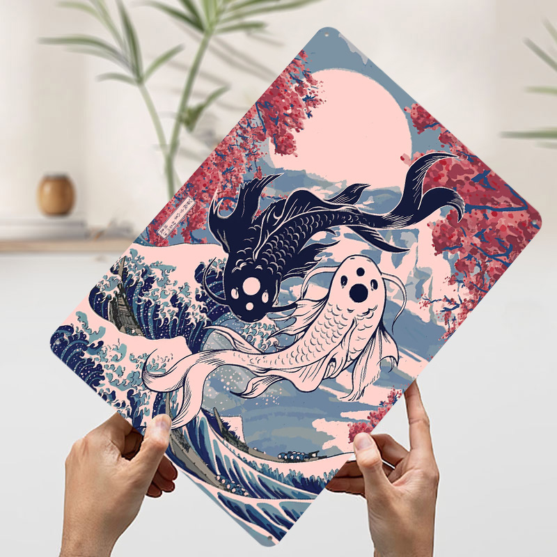 Yin Yang Koi Fisch Japan Gedru – Retro Gaming Japan Bewertung und Preis