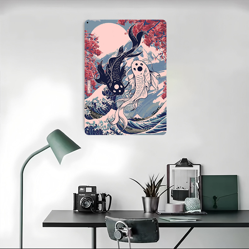 Yin Yang Koi Fisch Japan Gedru – Retro Gaming Japan Bewertung und Preis