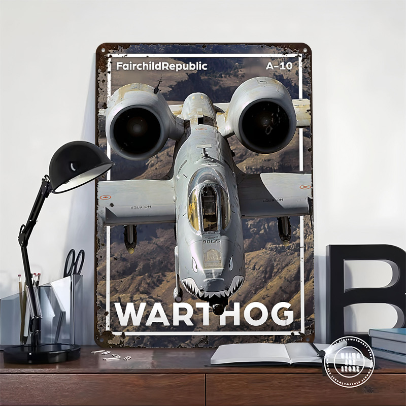 A10 Warthog Gedrucktes Poster, – Retro Gaming Bar Bewertung und Preis