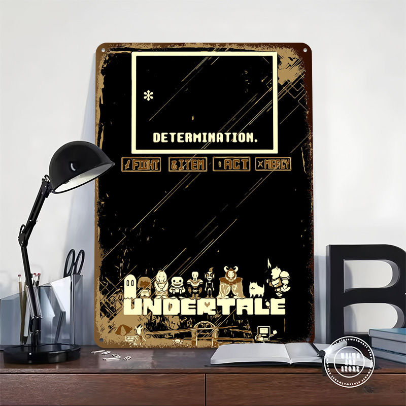 Undertale Metallposter, indivi – Retro Gaming Bar Bewertung und Preis