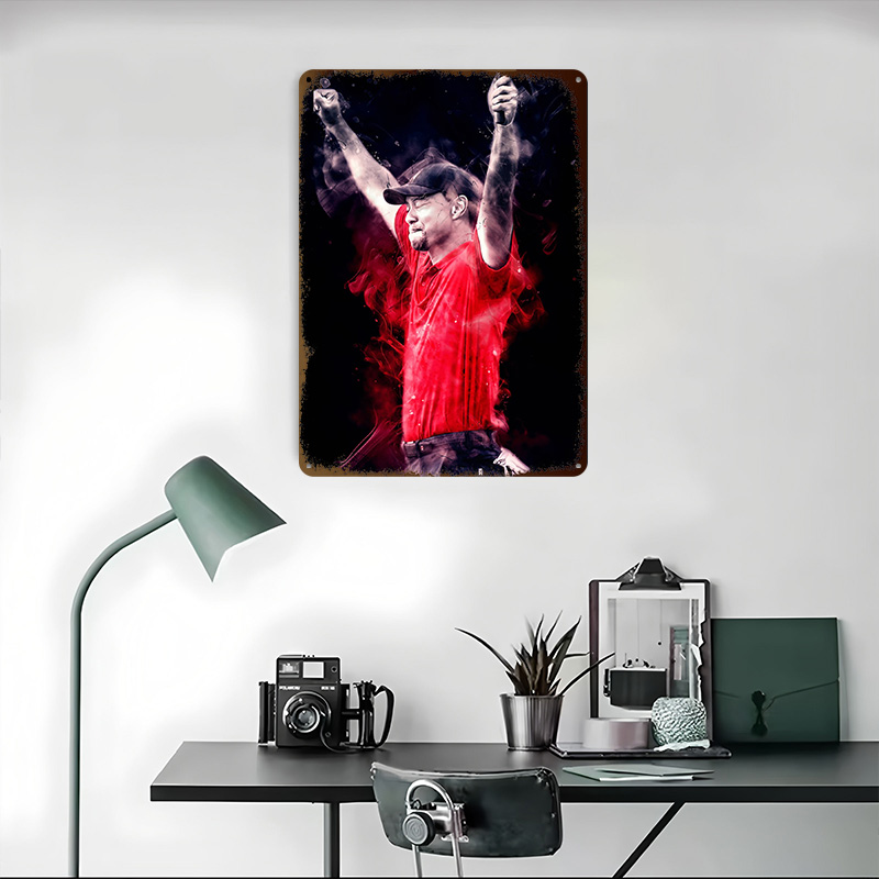 Tiger Woods Bedrucktes Poster  – Retro Gaming Bar Bewertung und Preis