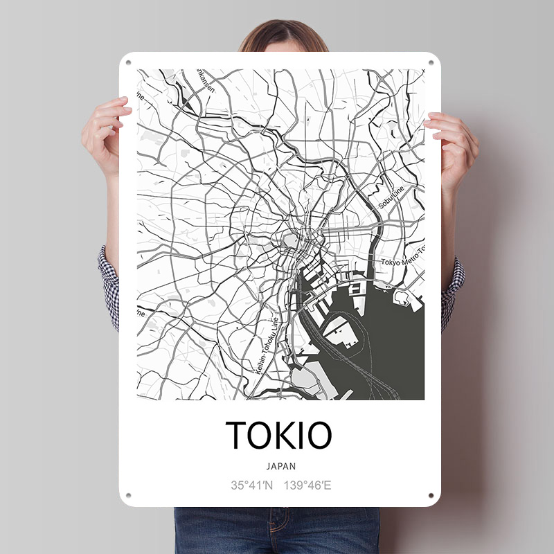 Tokyo Stadtplan Gedrucktes Pos – Retro Gaming Tokyo Bewertung und Preis