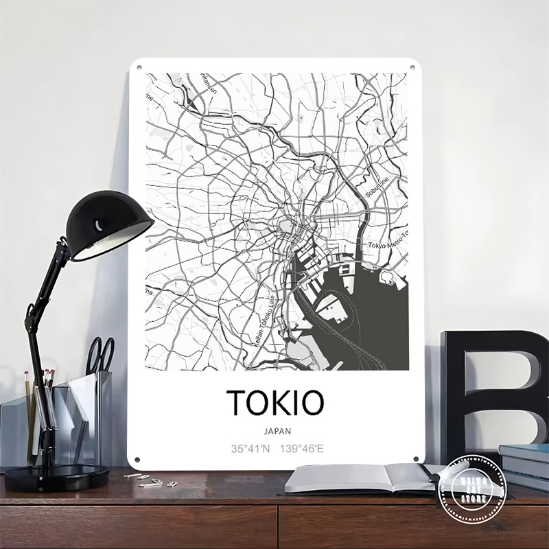 Tokyo Stadtplan Gedrucktes Pos – Retro Gaming Tokyo Bewertung und Preis