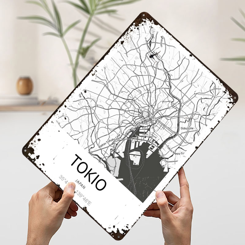 Tokyo Stadtplan Gedrucktes Pos – Retro Gaming Tokyo Bewertung und Preis