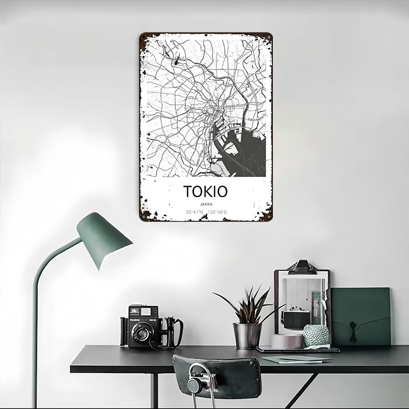 Tokyo Stadtplan Gedrucktes Pos – Retro Gaming Tokyo Bewertung und Preis